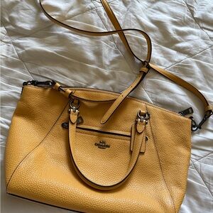 Coach Mustard Leather Women's Bag